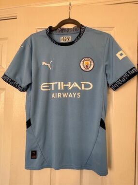 Manchester City F.C. 2024-2025 Home Jersey - Puma Men’s Small